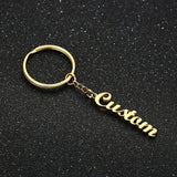 Personalized Name Keychain Ring-Minimalist Keychain-Men's Key Accessories