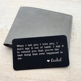Customized Stainless Steel Wallet Card-Men's Accessory-Father's Gift