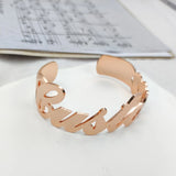 Exaggerated Punk Stainless Steel Bangle Bracelet