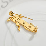 Personalized Name Brooch For Men Women Stainless Steel Nameplate Pins