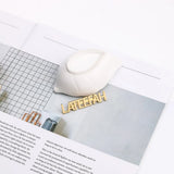 Personalized Name Brooch For Men Women Stainless Steel Nameplate Pins