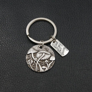 Natural Mushroom Key Chain Adventure Wanderlust
