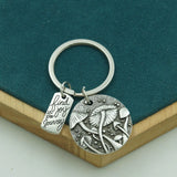 Natural Mushroom Key Chain Adventure Wanderlust