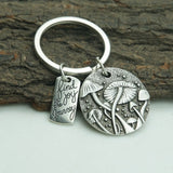 Natural Mushroom Key Chain Adventure Wanderlust