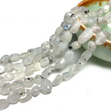Natural Moonstone Gravel Gemstone Beads 15''