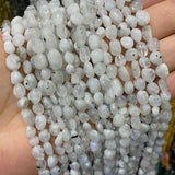 Natural Moonstone Gravel Gemstone Beads 15''