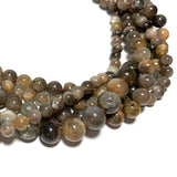 Natural Sunstone Round Gem Stone Beads 6/8/10MM