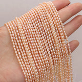 Natural Freshwater Pearl Beads Rice Shape Jewelry Making DIY 2.5-3mm
