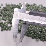 100% Natural A Jade / Jadeite Beads Oil-green Round Beads 5mmW (Wholesale)