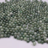 100% Natural A Jade / Jadeite Beads Oil-green Round Beads 5mmW (Wholesale)