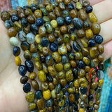 Natural Pietersite Irregular Gravel Gemstone Beads 8-10mm