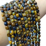 Natural Pietersite Irregular Gravel Gemstone Beads 8-10mm