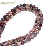 100% Natural Rare Madagascar Crystalloid Tourmaline Round GemStone Beads