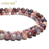 100% Natural Rare Madagascar Crystalloid Tourmaline Round GemStone Beads
