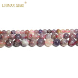 100% Natural Rare Madagascar Crystalloid Tourmaline Round GemStone Beads
