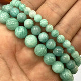 Green Amazonite Gemstone Beads 6/8/10MM 15''