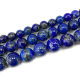 Natural Lapis Lazuli Gemstone Beads 6/8/10MM 15''