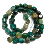 100% Natural Stone Beads 8-10MM Gravel Green Chrysocolla for DIY Jewelry Making