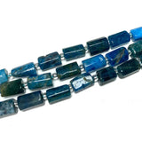 Natural Apatite Faceted Cylinder Gemstone Beads DIY Jewelry Making