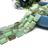 100% Natural Chrysoprase Faceted Cylinder Beads for Jewelry Making