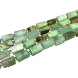 100% Natural Chrysoprase Faceted Cylinder Beads for Jewelry Making