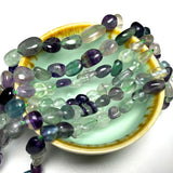 Natural Colorful Fluorite Gravel Gemstone Beads DIY Jewelry Making