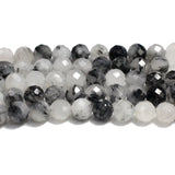 Natural Rutilated Quartz Round Gemstone Beads 6/8/10MM