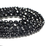 Natural Stone Faceted Tourmaline Round Spacer Beads 6/8/10MM