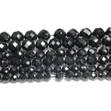 Natural Stone Faceted Tourmaline Round Spacer Beads 6/8/10MM