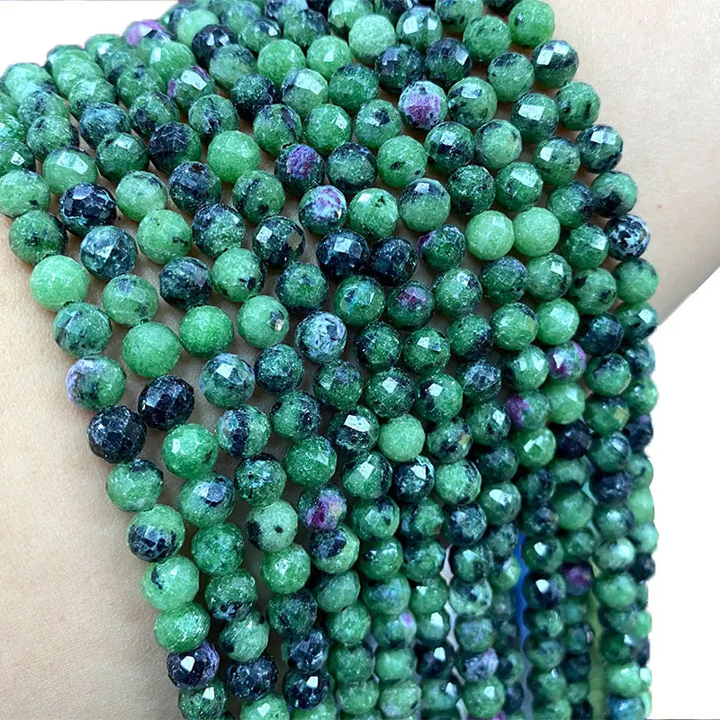Natural Epidote Round Gemstone Beads 6/8/10MM