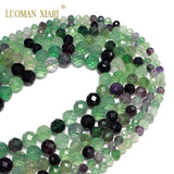 Natural Fluorite Round Gemstone Beads 6/8/10MM