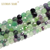 Natural Fluorite Round Gemstone Beads 6/8/10MM