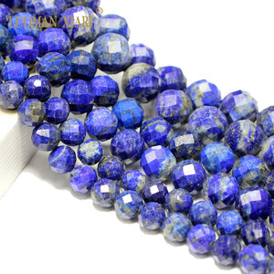 100% Natural Lapis Lazuli Round Gemstone Beads for Jewelry Making - 6/8/10MM