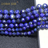 100% Natural Lapis Lazuli Round Gemstone Beads for Jewelry Making - 6/8/10MM