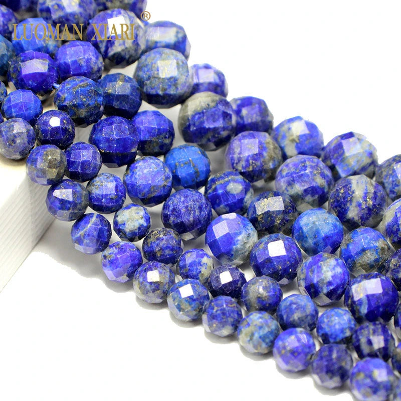 100% Natural Lapis Lazuli Round Gemstone Beads for Jewelry Making - 6/8/10MM