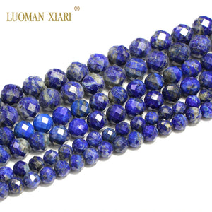 100% Natural Lapis Lazuli Round Gemstone Beads for Jewelry Making - 6/8/10MM