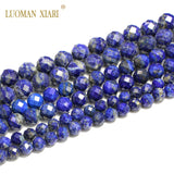100% Natural Lapis Lazuli Round Gemstone Beads for Jewelry Making - 6/8/10MM