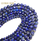 100% Natural Lapis Lazuli Round Gemstone Beads for Jewelry Making - 6/8/10MM