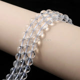 Natural Stone Faceted Rock Quartz Beads for DIY Jewelry Making