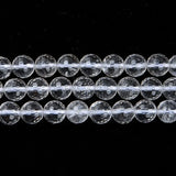 Natural Stone Faceted Rock Quartz Beads for DIY Jewelry Making