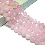 Natural Rose Quartz Round Gemstone Beads 6/8/10MM