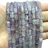 Natural Amethyst Cylinder Spacer Beads for DIY Jewelry Making