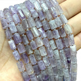 Natural Amethyst Cylinder Spacer Beads for DIY Jewelry Making