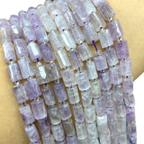 Natural Amethyst Cylinder Spacer Beads for DIY Jewelry Making