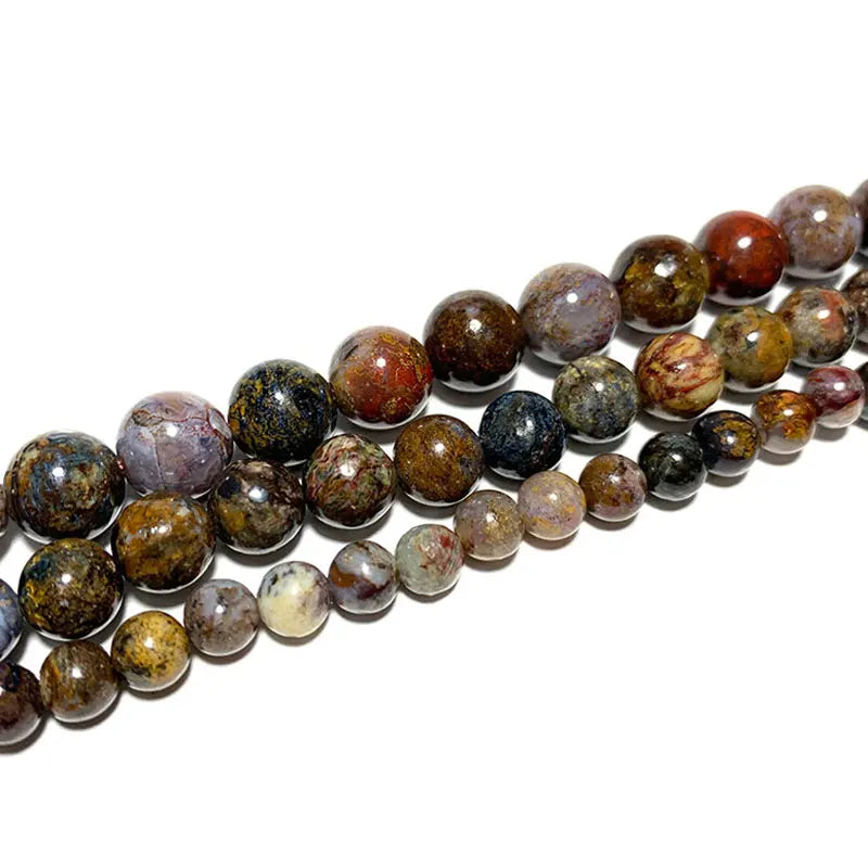 100% Natural Pietersite Round Spacer Beads for DIY Jewelry Making 6/8/10MM