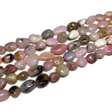 Pink Opal Irregular Gravel Gemstone Spacer Beads 15''