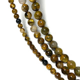 Natural Yellow Pietersite Round Spacer Beads Jewelry Making DIY 6/8/10/12MM