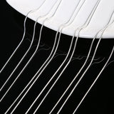 10PCS 925 Silver 2MM Snake Chain Necklace 16-30 in Wedding Jewelry