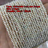 Natural Freshwater Pearl Rice Beads 2-3MM 14''