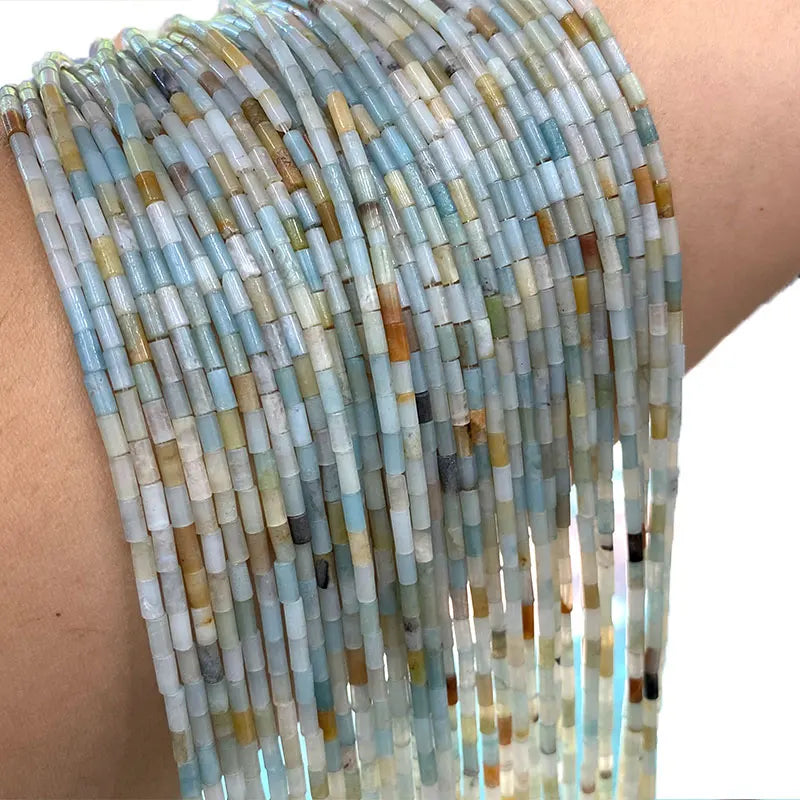 Natural Amazonite Stone Spacer Beads 2*4MM 15''